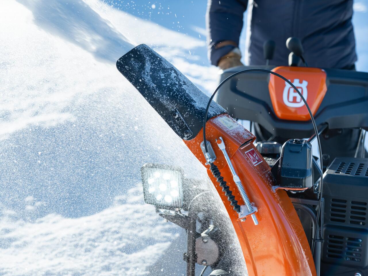 Snøfreser betjeningspanel
